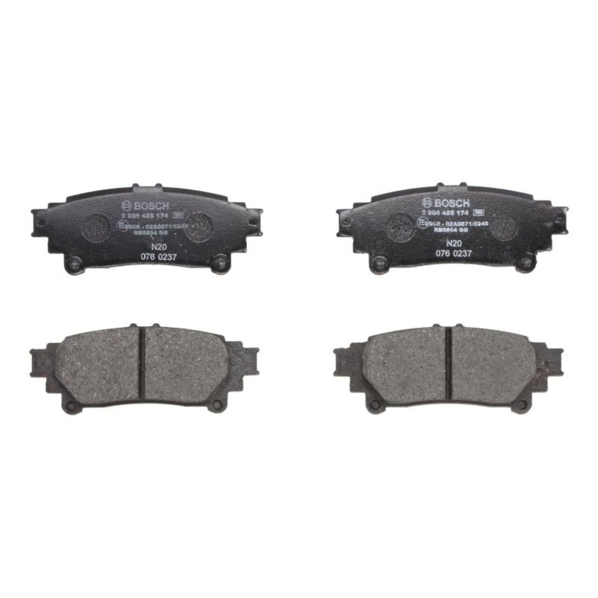 Bosch Jeu De Plaquettes De Frein 0 986 495 174, Arrière