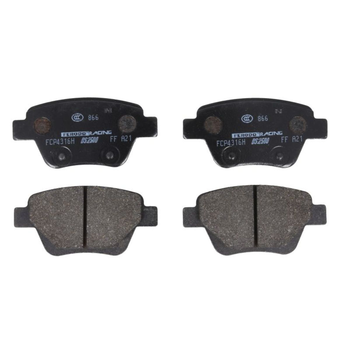 Plaquettes de frein sport non homologuées FERODO FCP4316H
