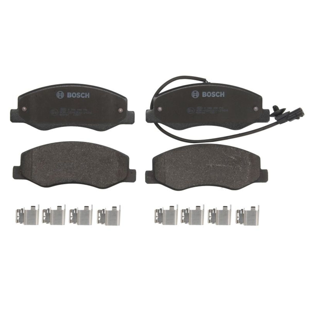 Bremsbelagsatz BOSCH 0 986 494 756, Hinten