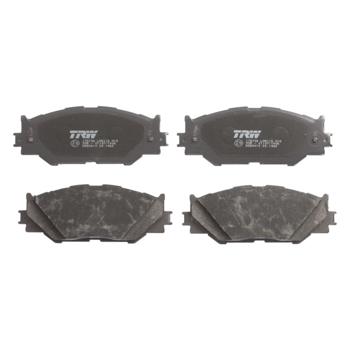 Trw Set Di Pastiglie Freno Gdb3410, Anteriore