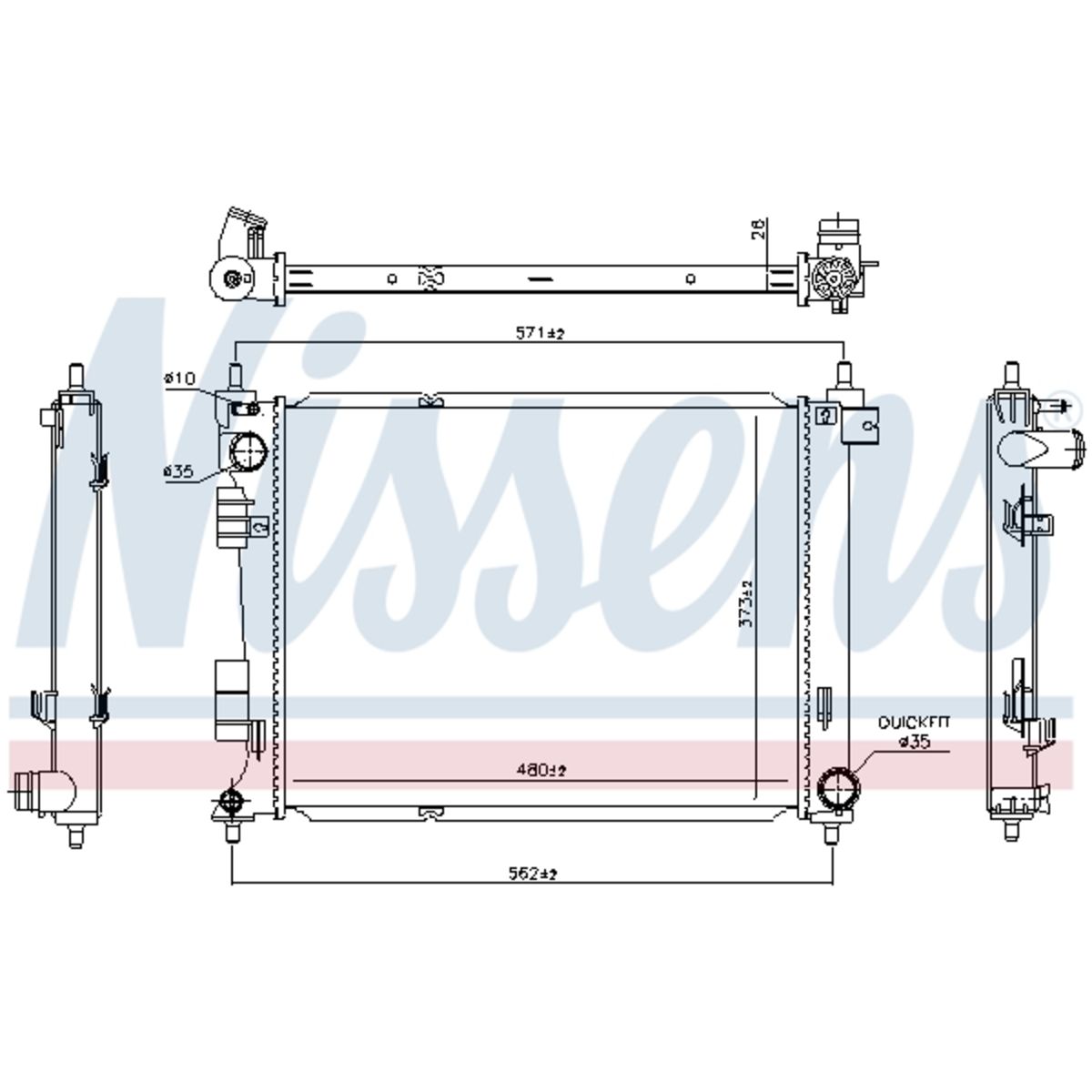 Image of Radiator, motorkoeling