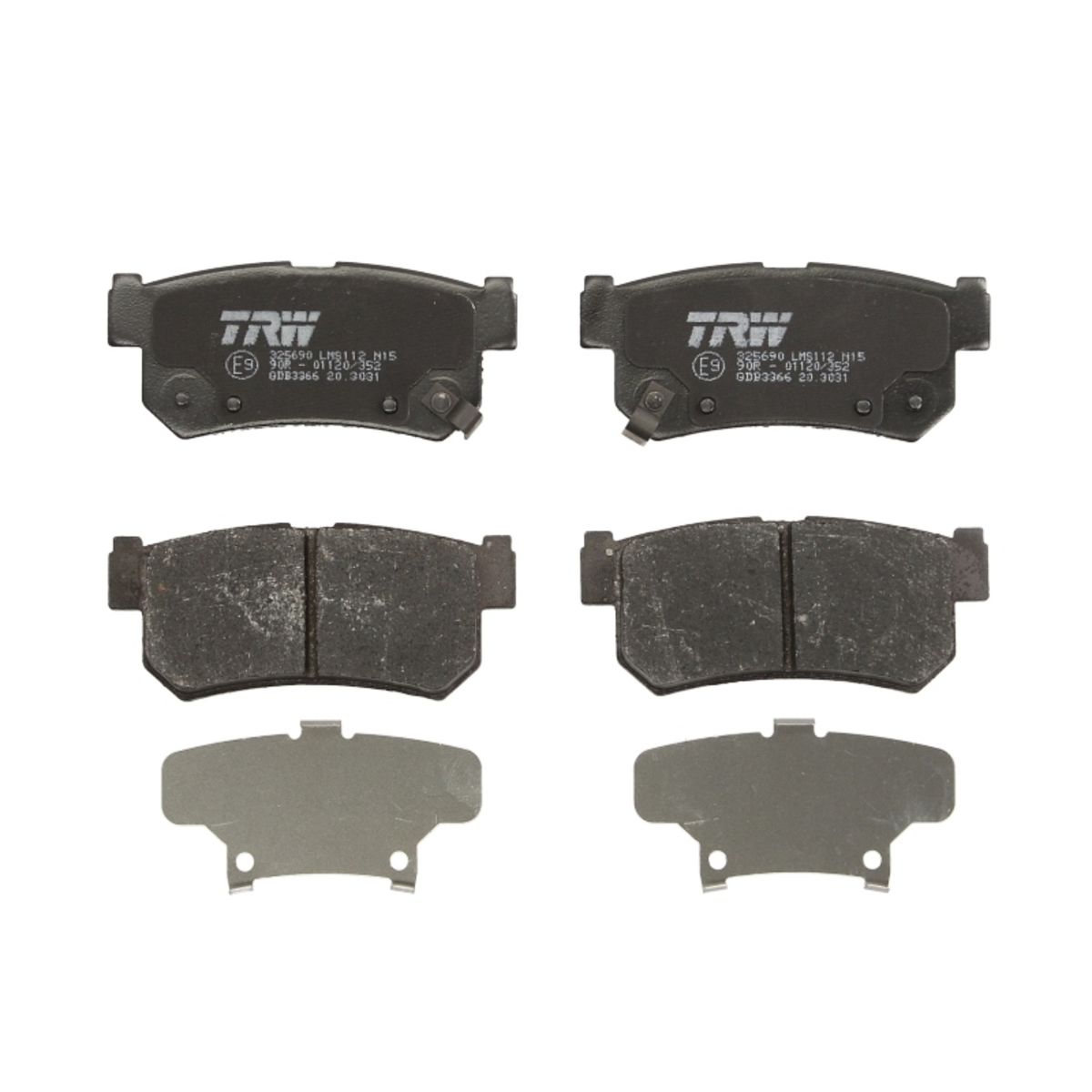Trw Remblokset Gdb3366, Achter