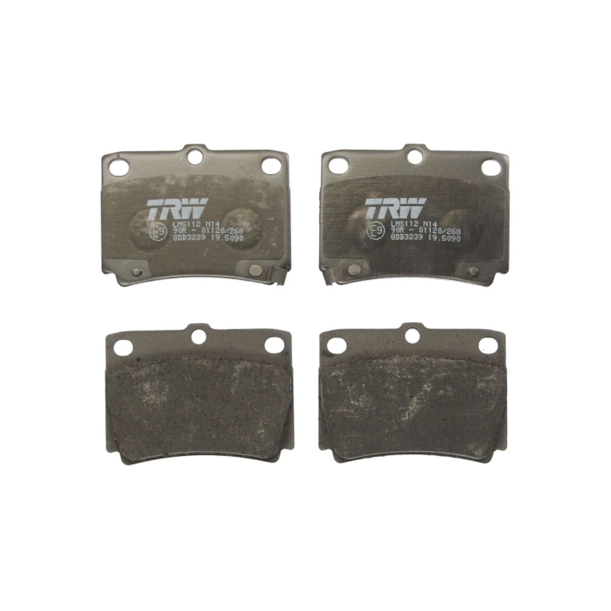 Trw Bremsbelagsatz Hinten Gdb3239
