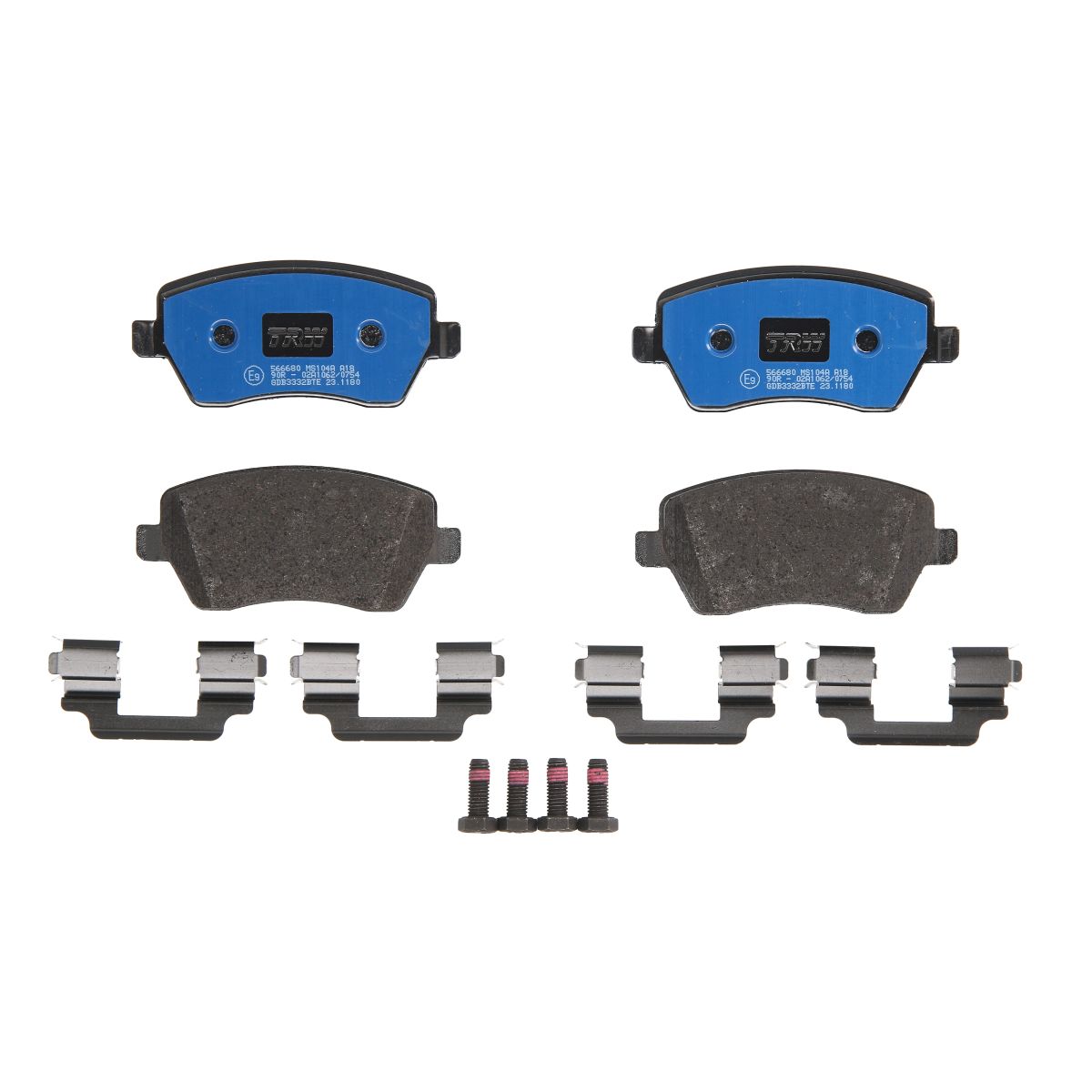 Trw Remblokset, Schijfrem Electric Blue Gdb3332bte