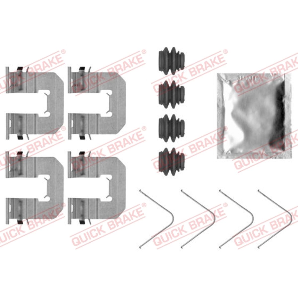Quick Brake Kit D'accessoires, Plaquette De Frein 109-0068