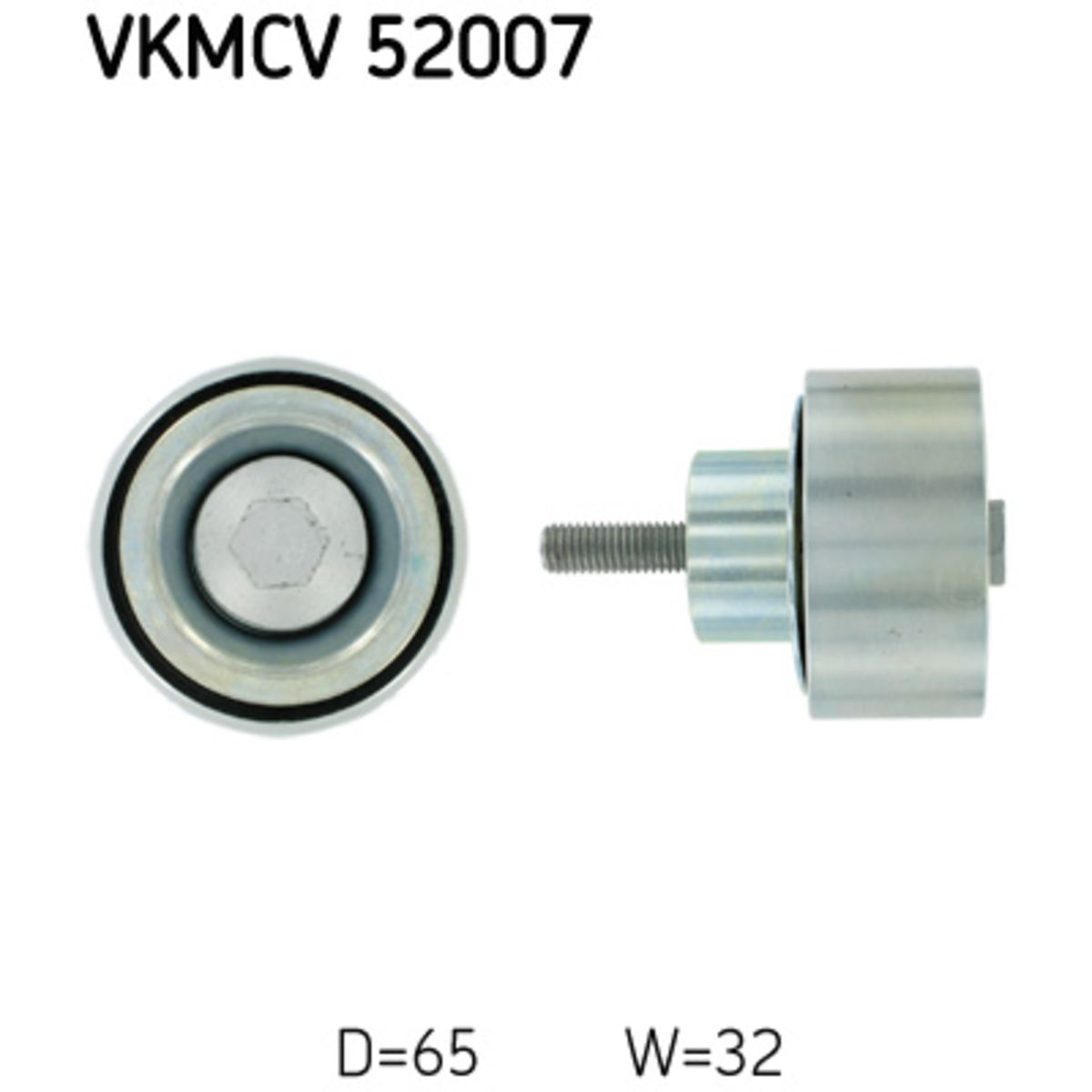 Image of Rondsel/geleiderpoelie, V-riem