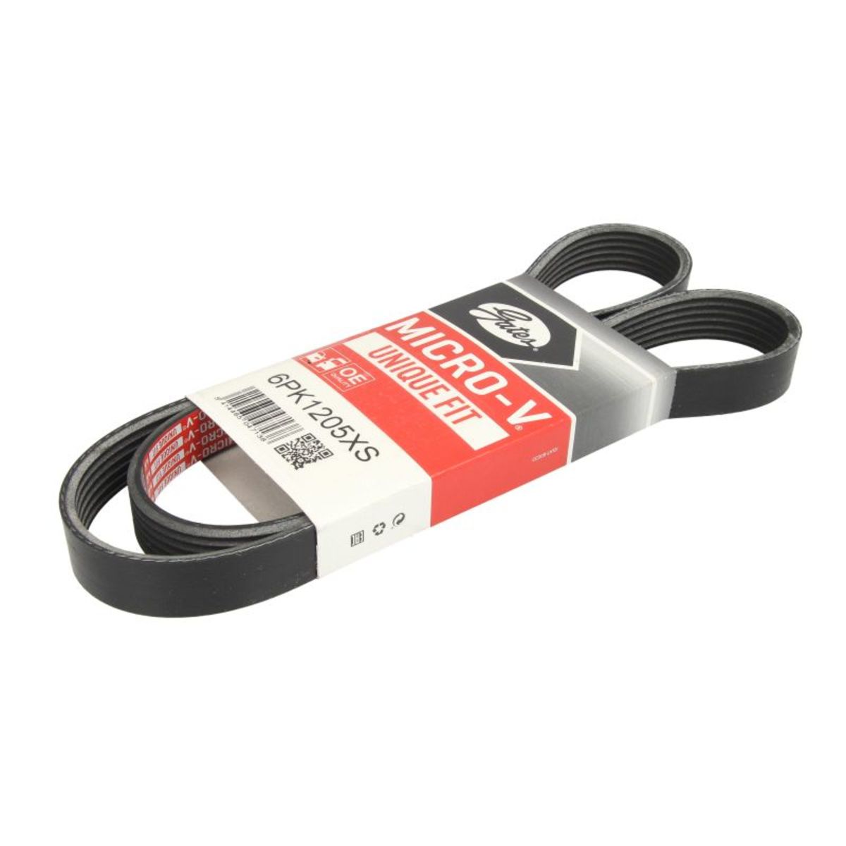 Nero Cinghia Poly-V Gates 6Pk1205xs