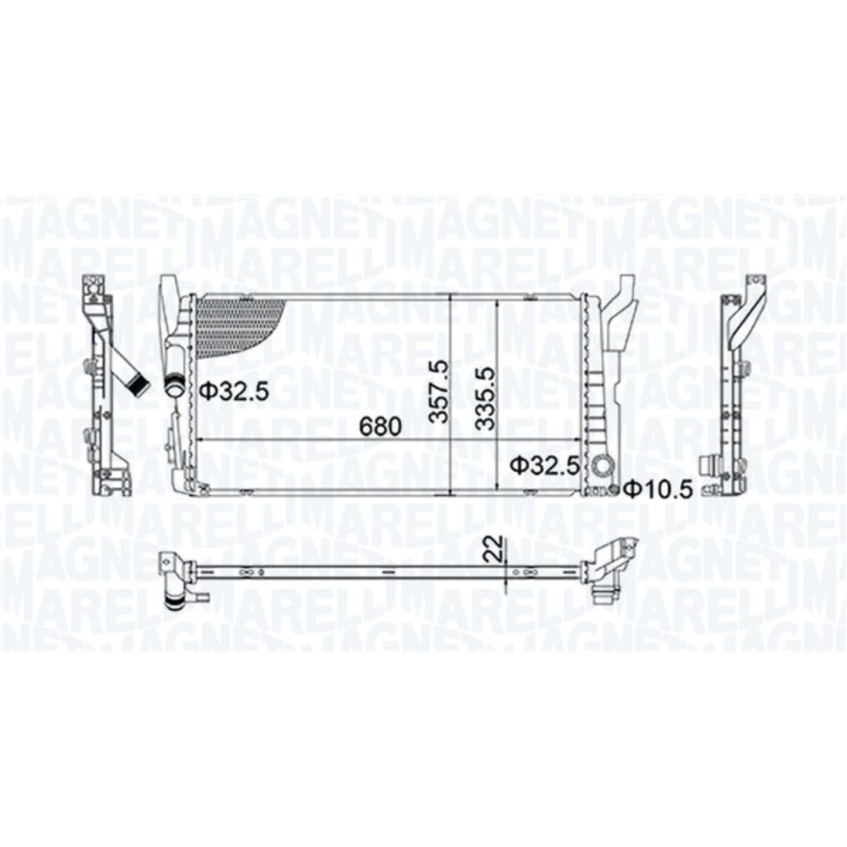 Magneti Marelli Radiator 350213202900