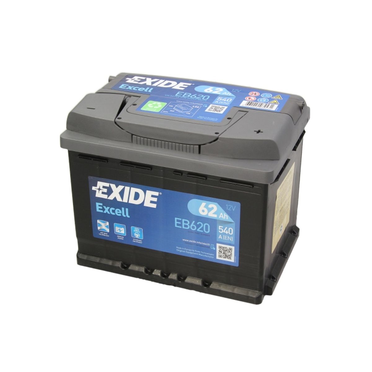 Аккумулятор exide 62ah