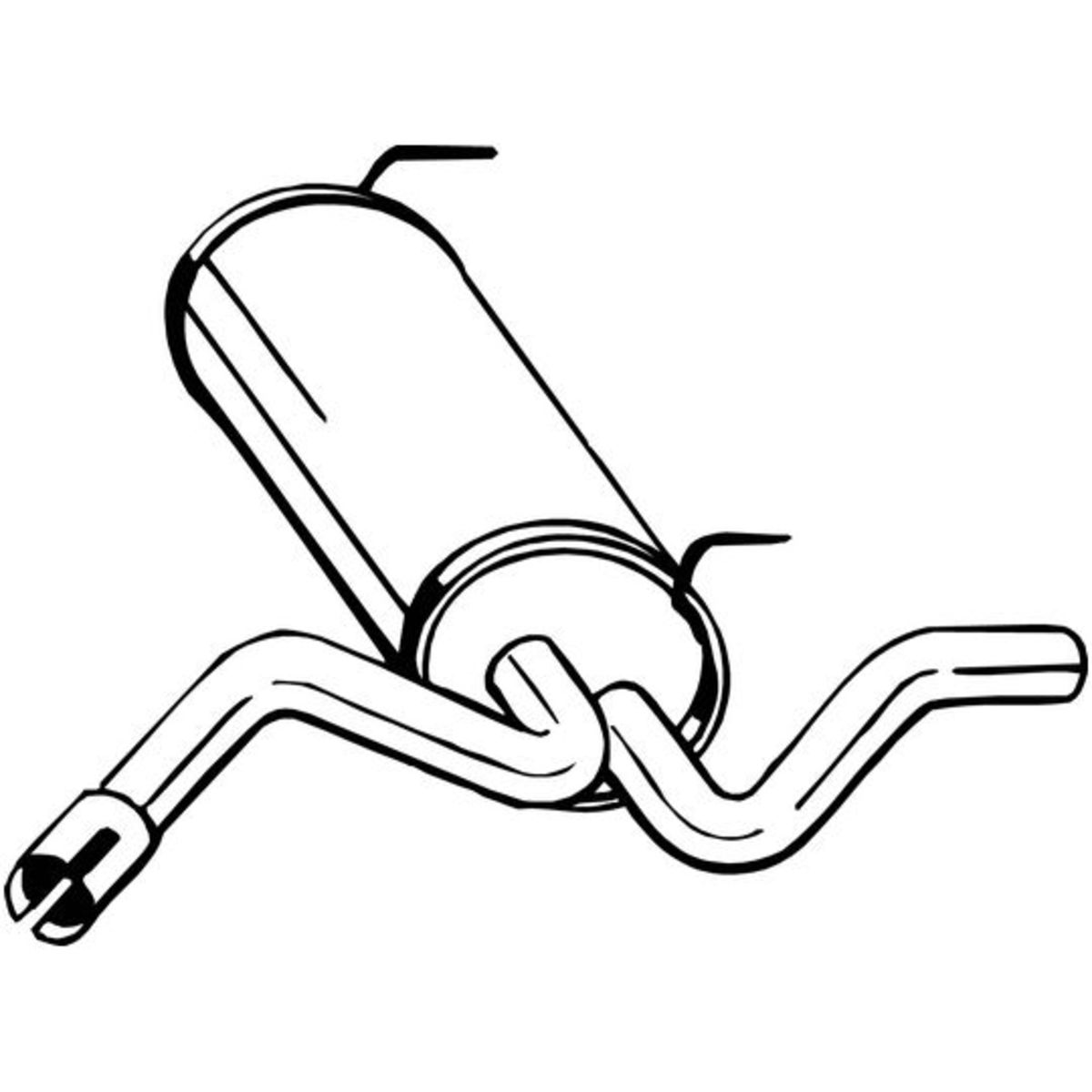 Image of Geluiddemper achter  185-231