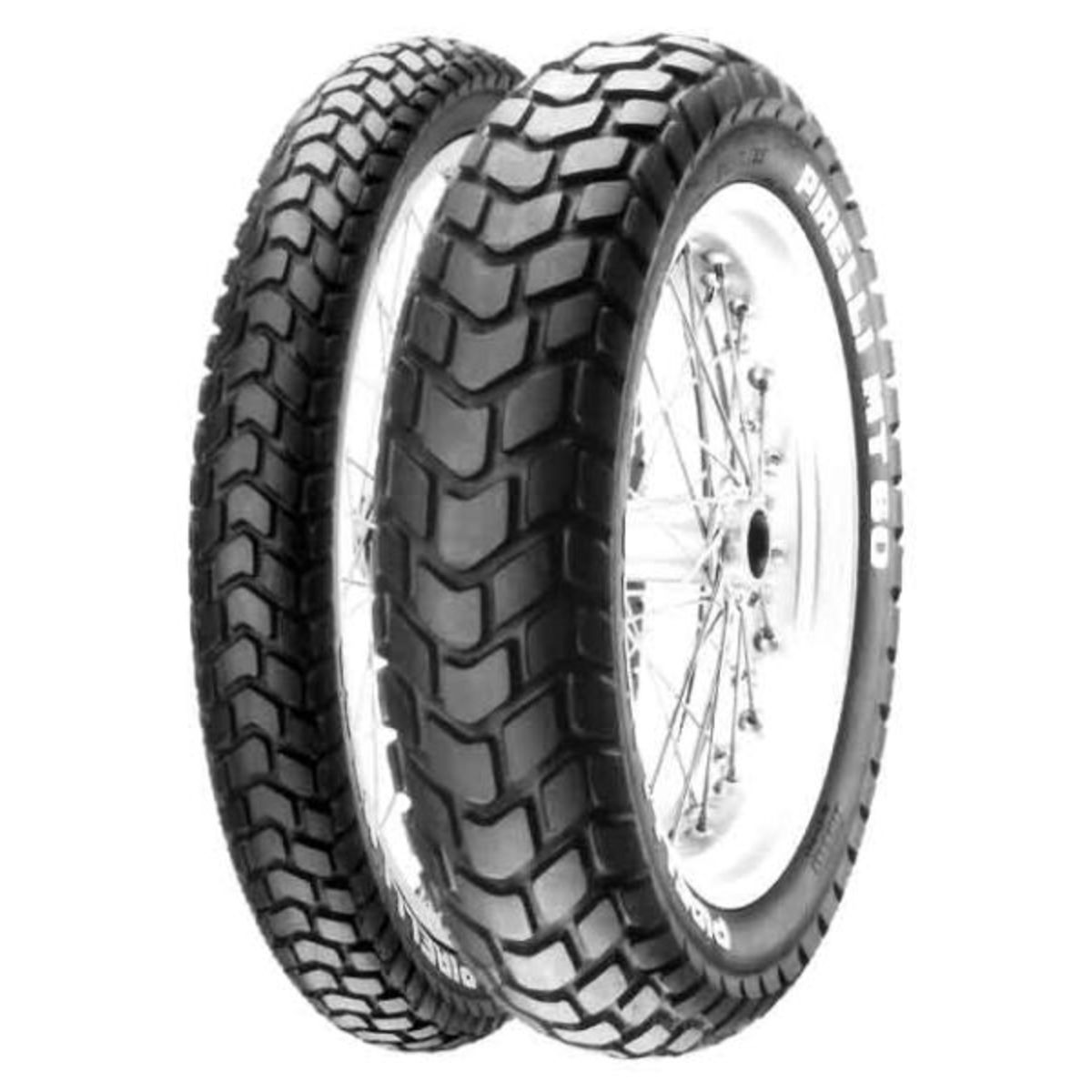 PIRELLI MT60 110/80-18 TT 59V, Pneu moto, Arrière