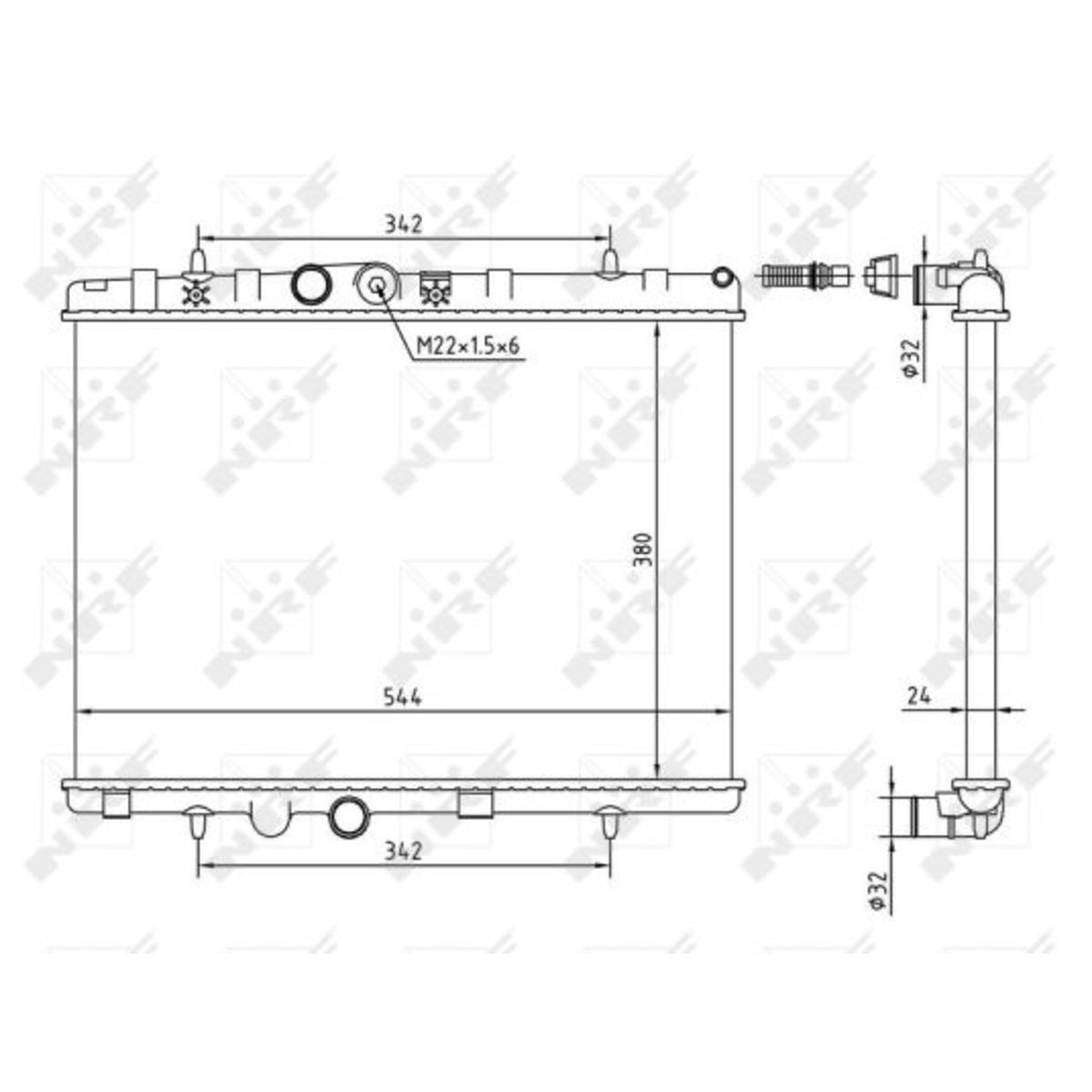 Image of Radiator, motorkoeling Economy Class