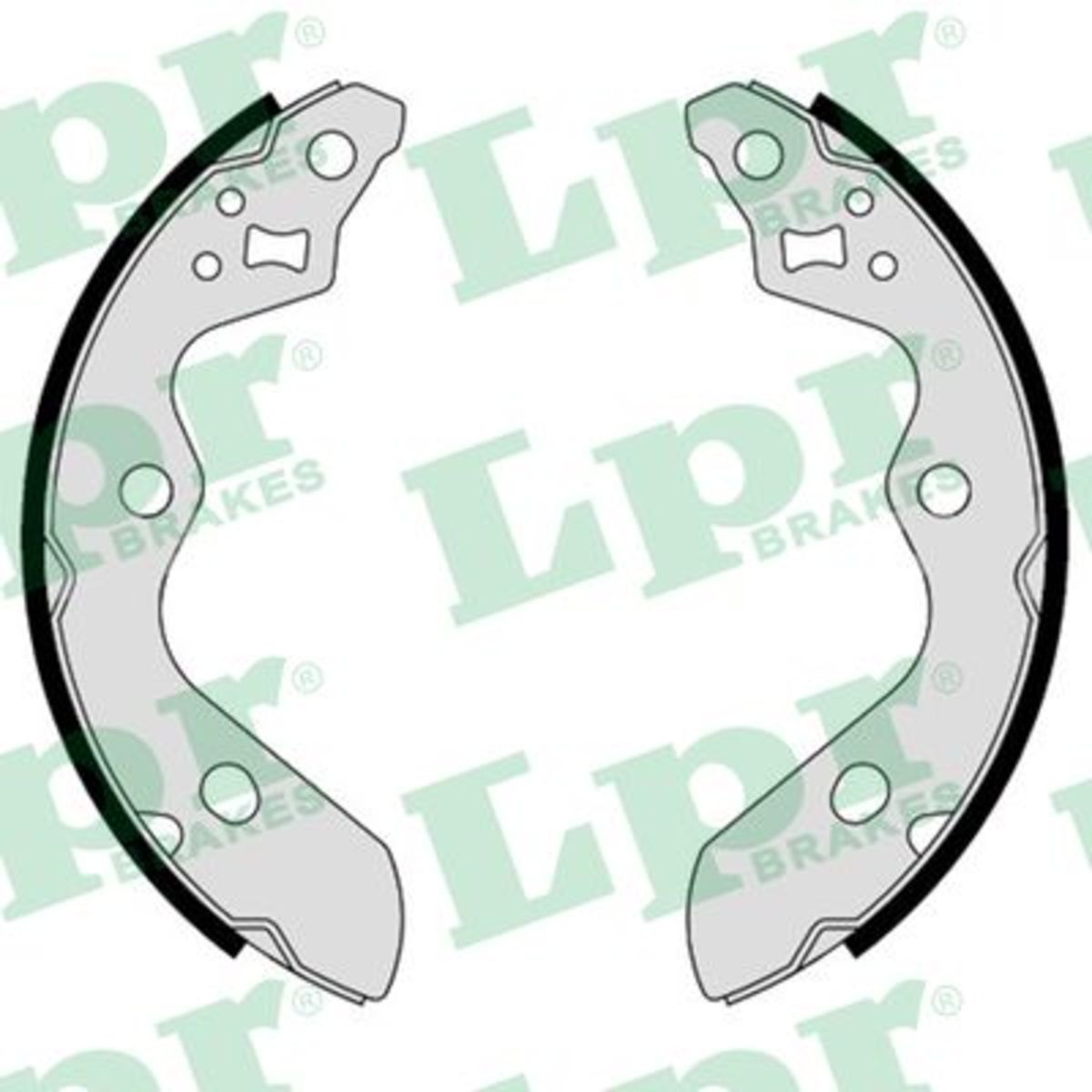 Lpr Bremsbackensatz 01218