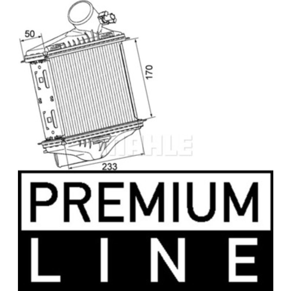 Image of Intercooler, inlaatluchtRadiator