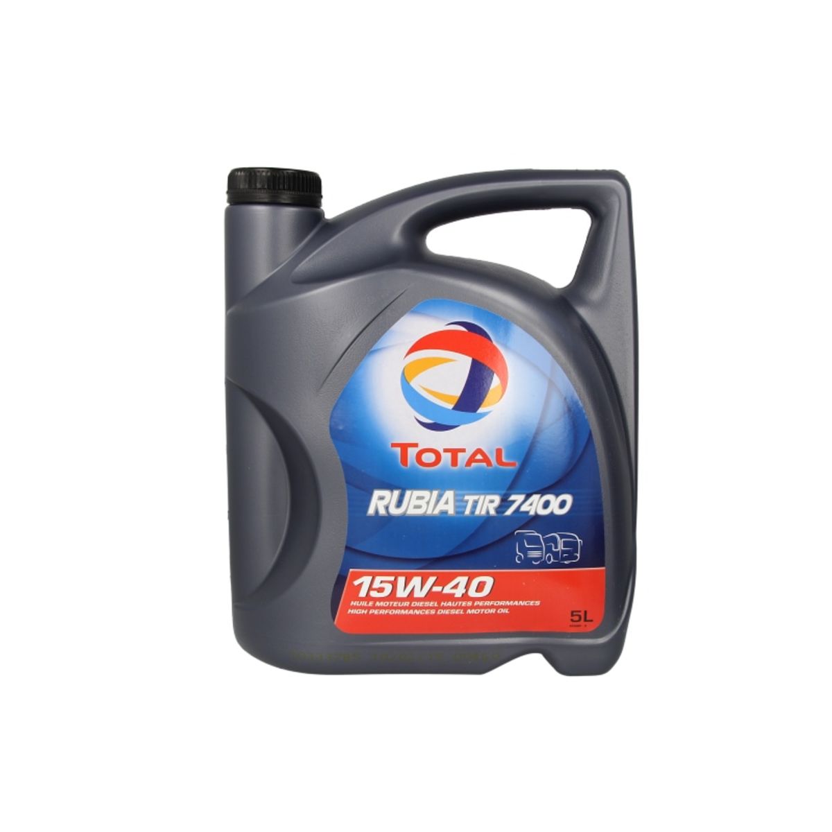 Huile moteur TotalEnergies 2213669 Rubia 7400 15W40 5L
