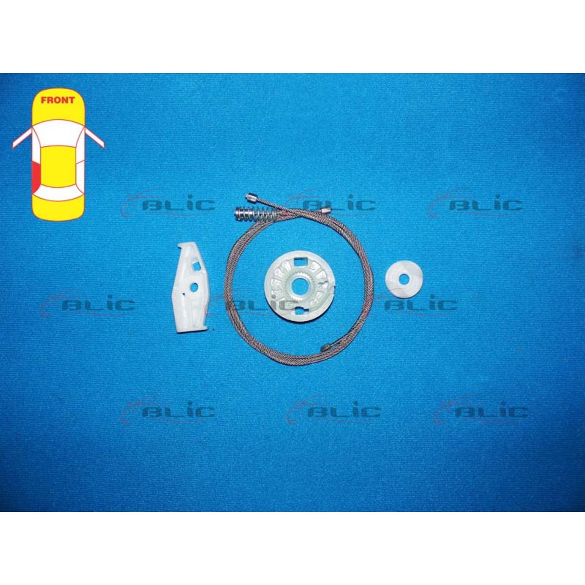 Image of Raamregelaar reparatieset   links