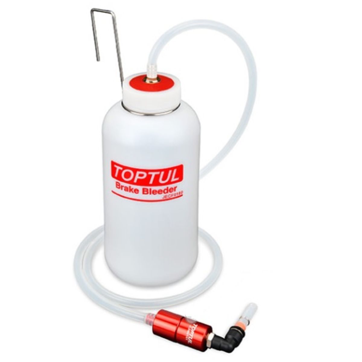 Image of Fles voor het verversen van remvloeistof, met achterslagklep