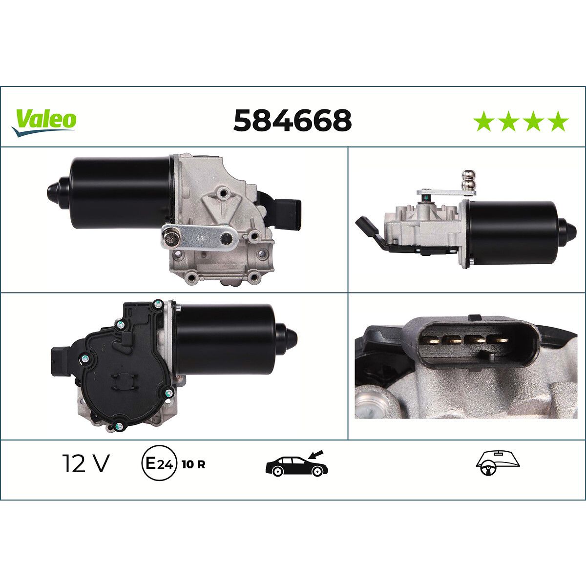 Wischermotor VALEO VAL584668