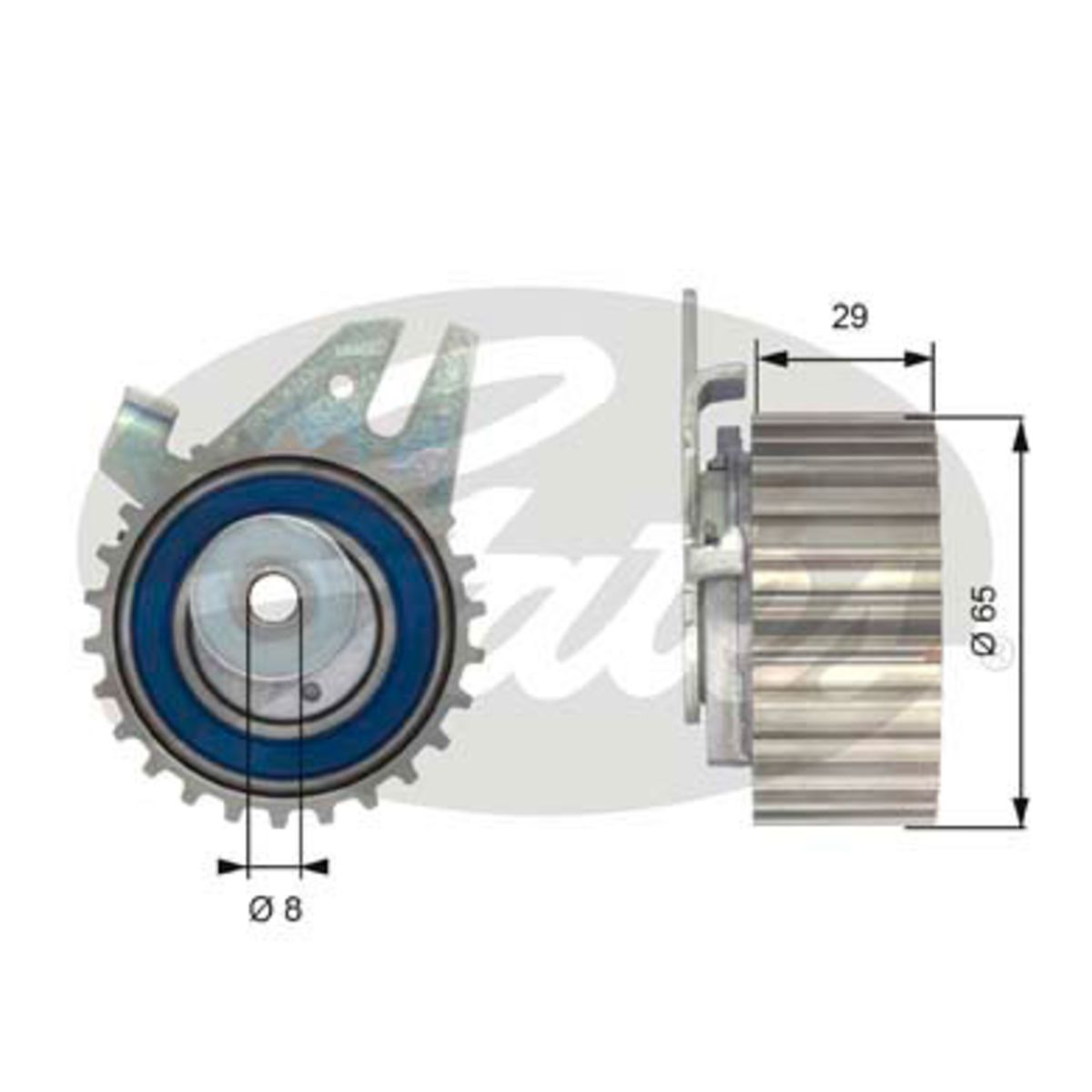 Image of Spanpoelie, PowerGrip distributieriem