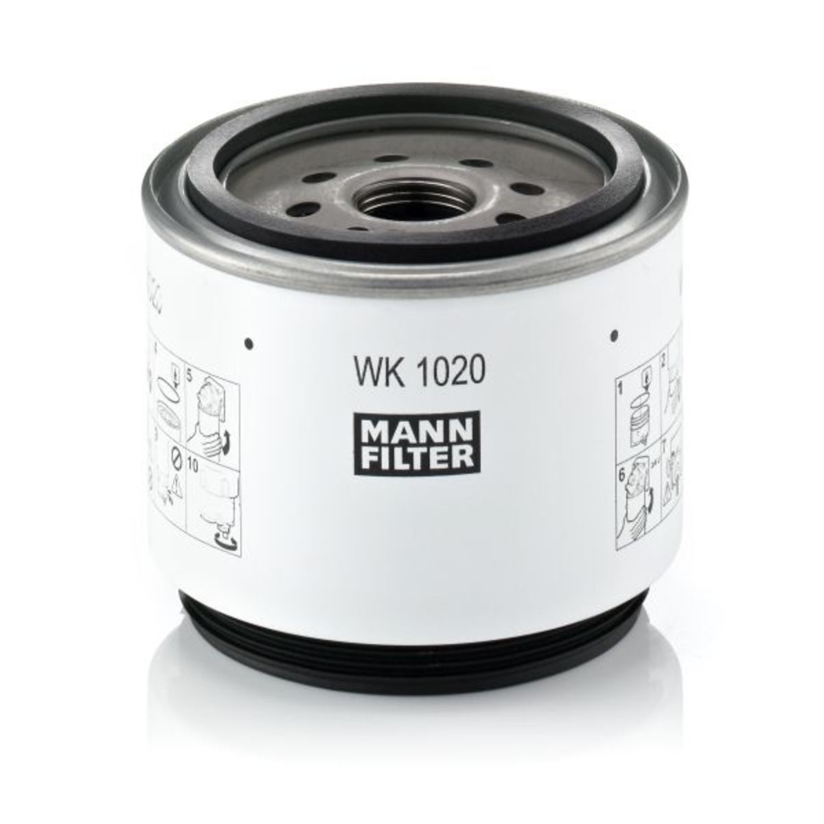 MANN-FILTER WK 1020 x Filtro Carburante con guarnizione - Immagine 3