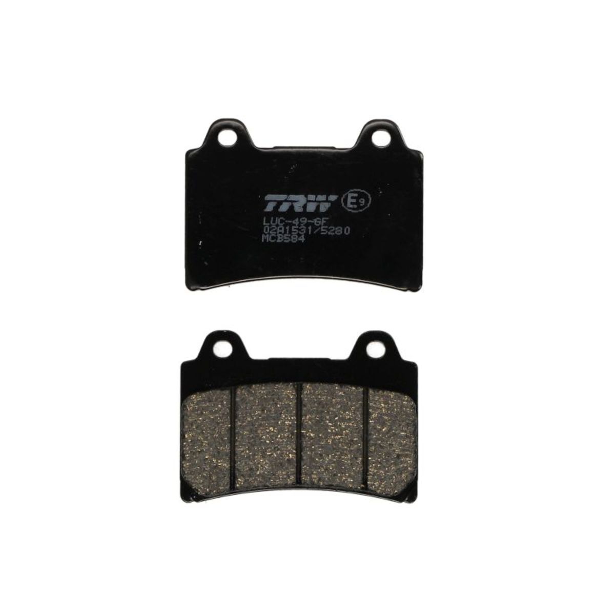 Jeu de plaquettes de frein TRW MCB584