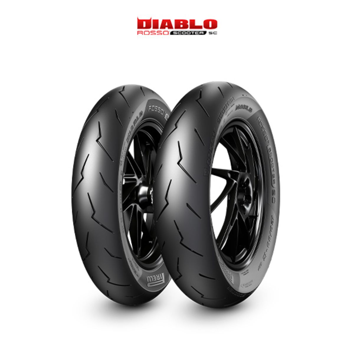 PIRELLI DIABLO ROSSO SCOOTER SC 120/70-15 TL, Motorradreifen vorne