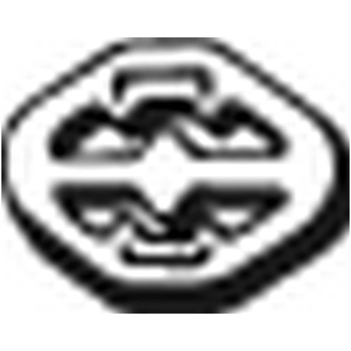 Image of Uitlaatsysteem, houder  255-071