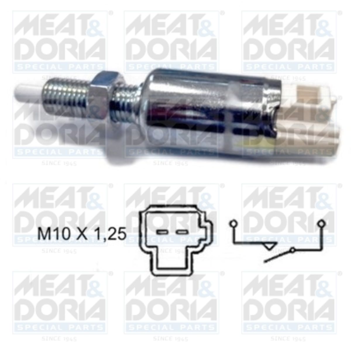 Schakelaar, bediening koppeling (GRA) MEAT & DORIA 35104