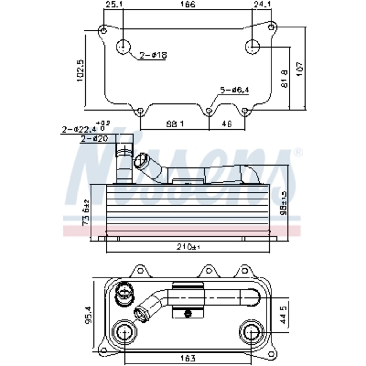 Olie radiator, motorolie