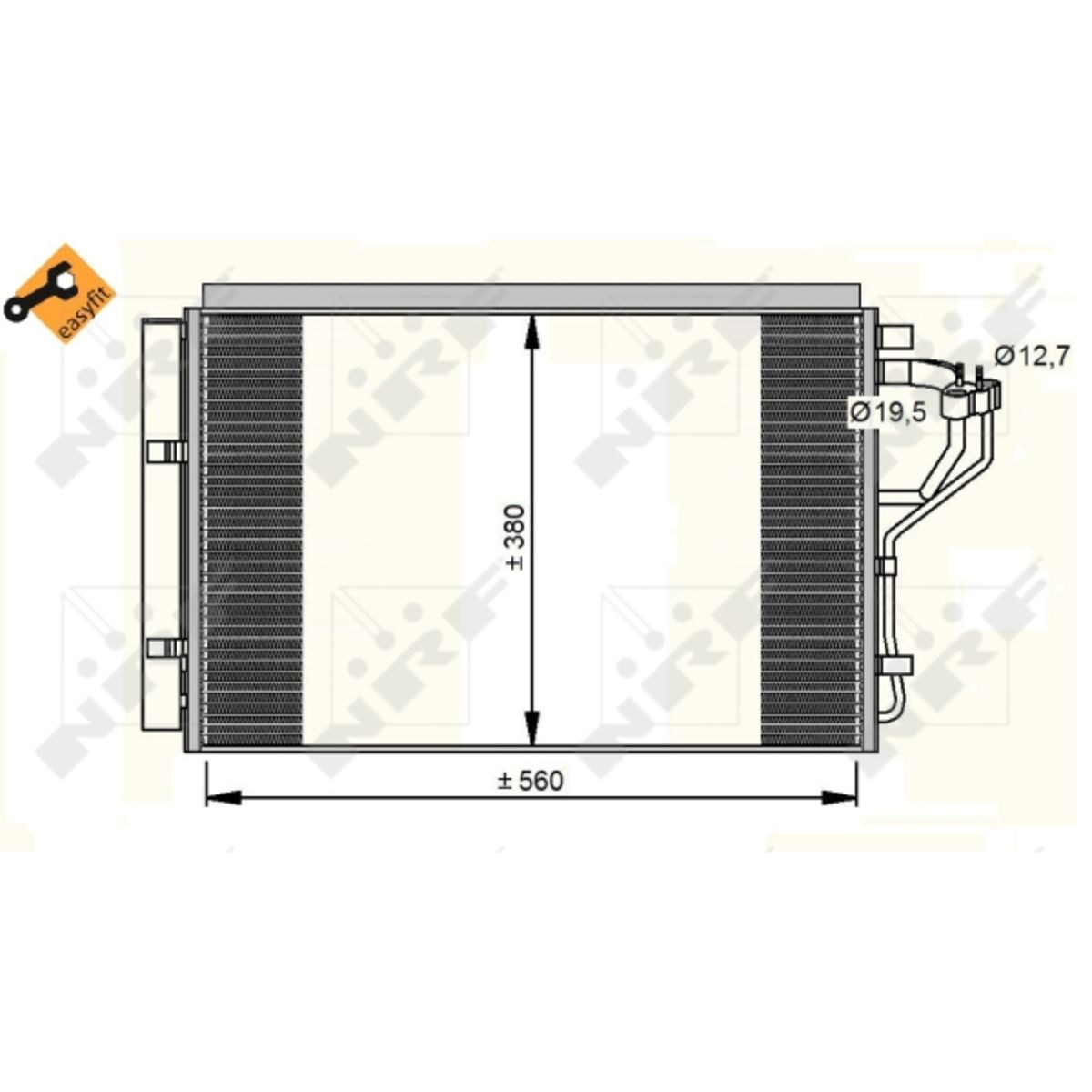 Nrf Condensador, Aire Acondicionado 35996