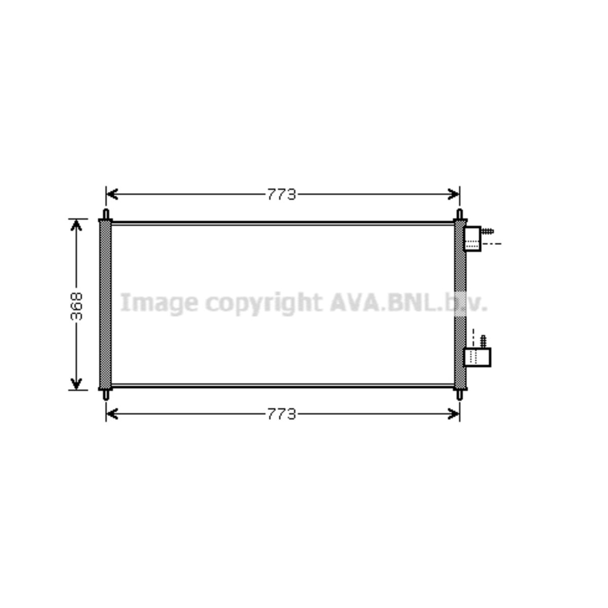 Image of Condensator, airconditioning   AVA