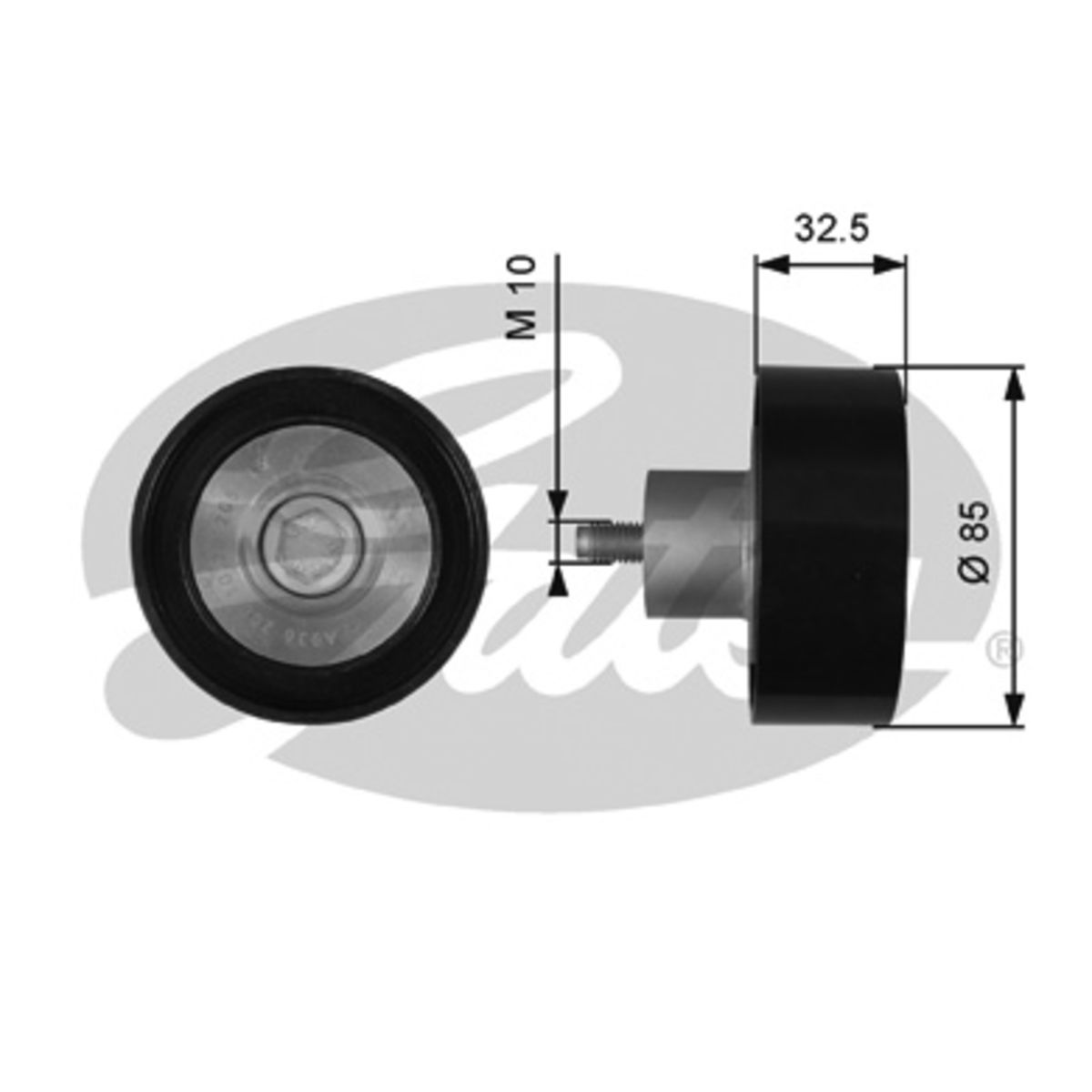 Image of Spanrol/geleiderpoelie, V-riem FleetRunner
