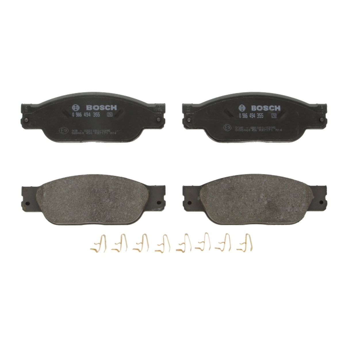 Bosch Jeu De Plaquettes De Frein 0 986 494 355, Avant