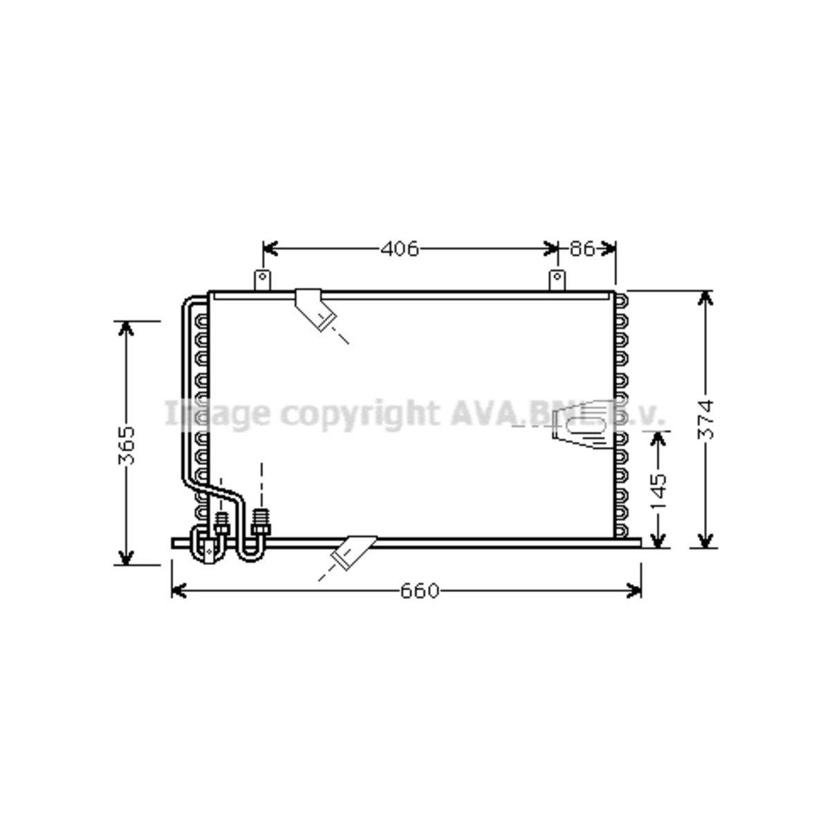 Image of Condensator, airconditioning
