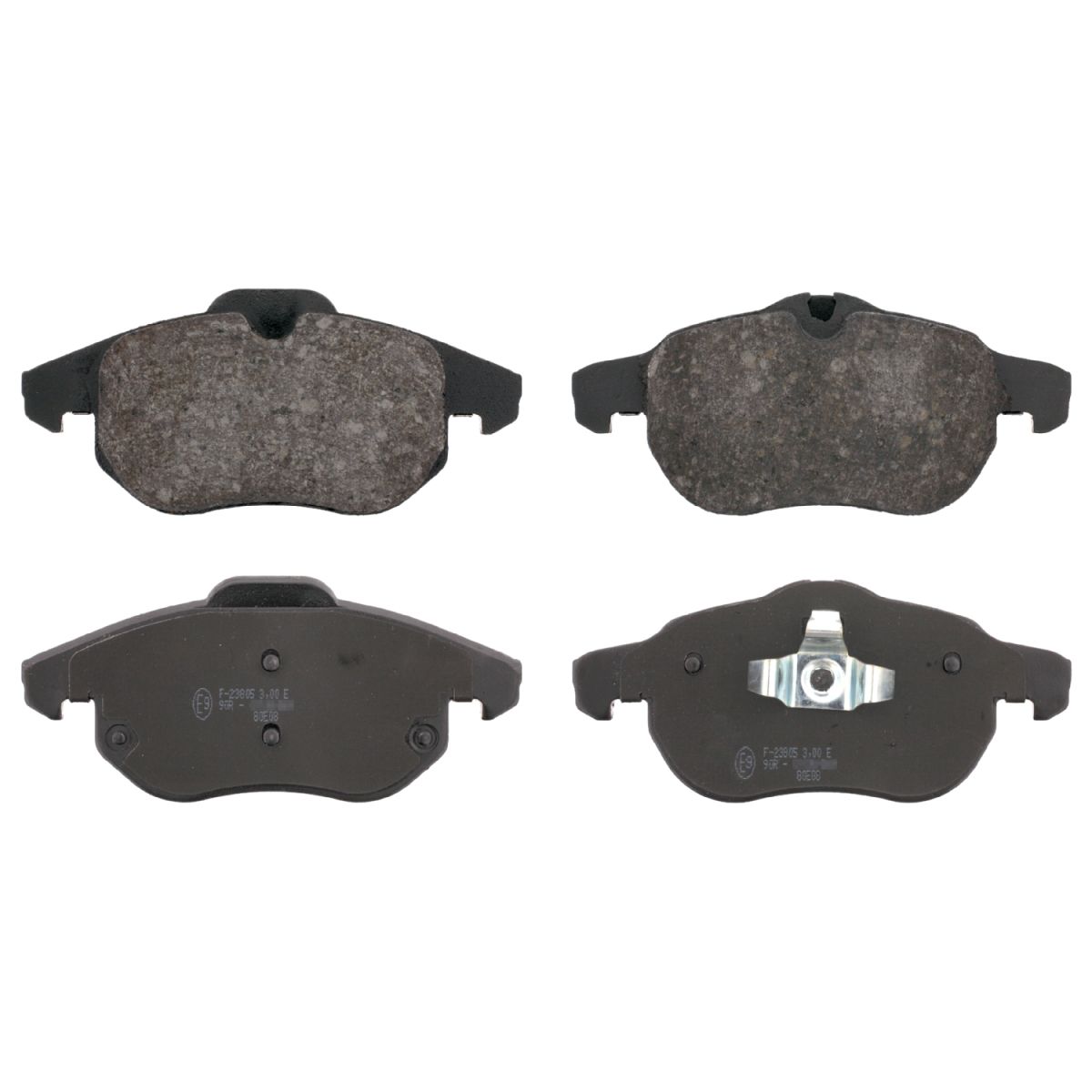 Febi Bilstein Set Di Pastiglie Freno 16492, Anteriore