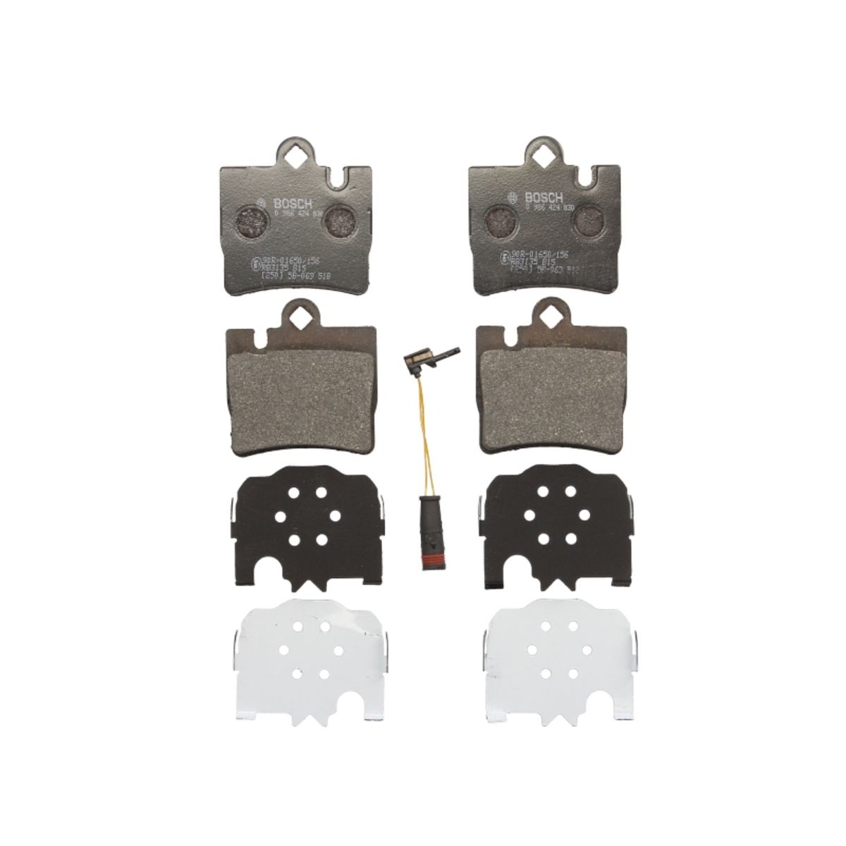 Bosch Jeu De Plaquettes De Frein 0 986 424 830, Arrière