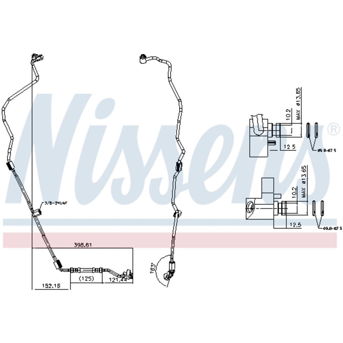 Klimaanlageleitung NISSENS NIS 843418