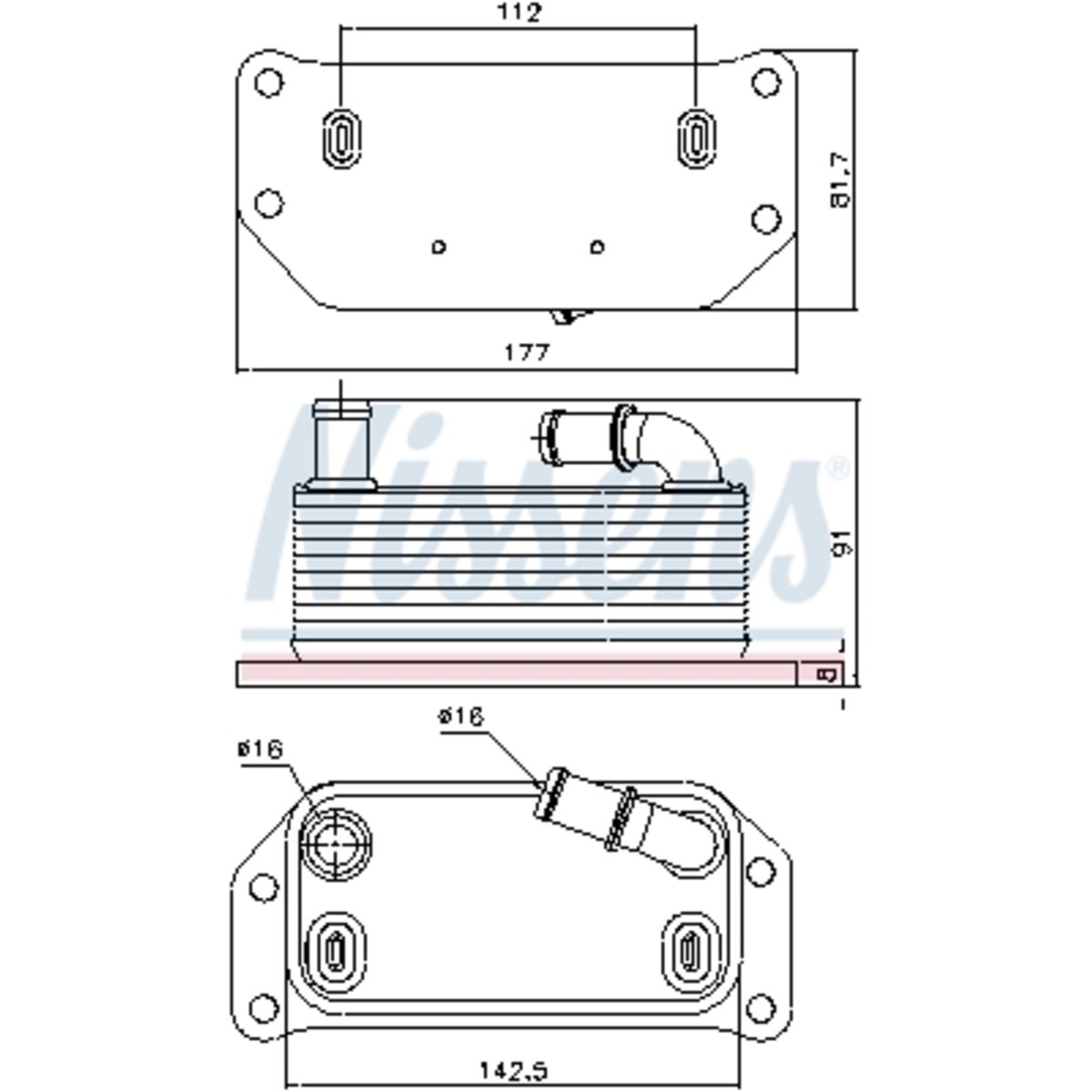Image of Olie radiator, motorolie