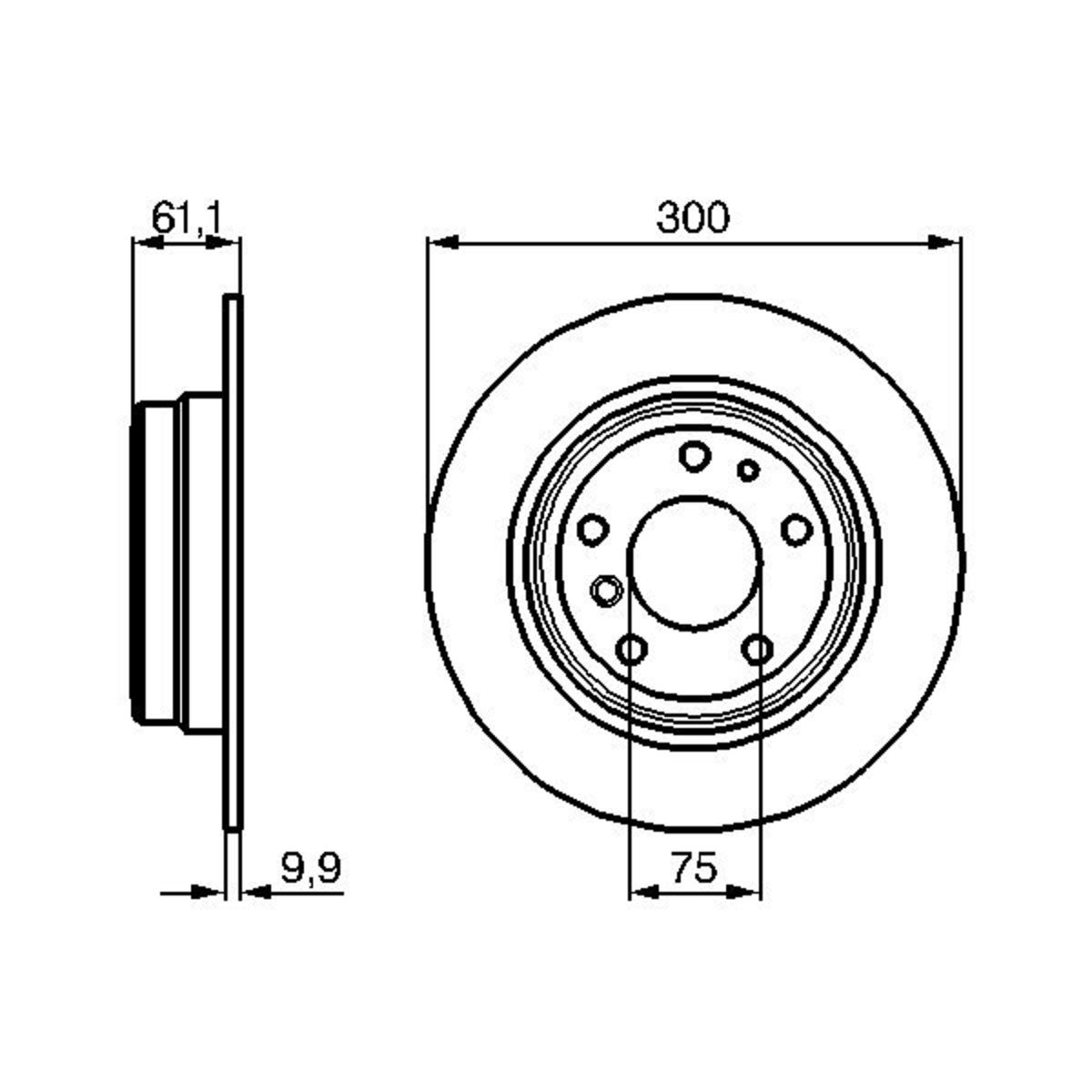 Bosch Disque De Frein Bd264 Bmw - Image 4