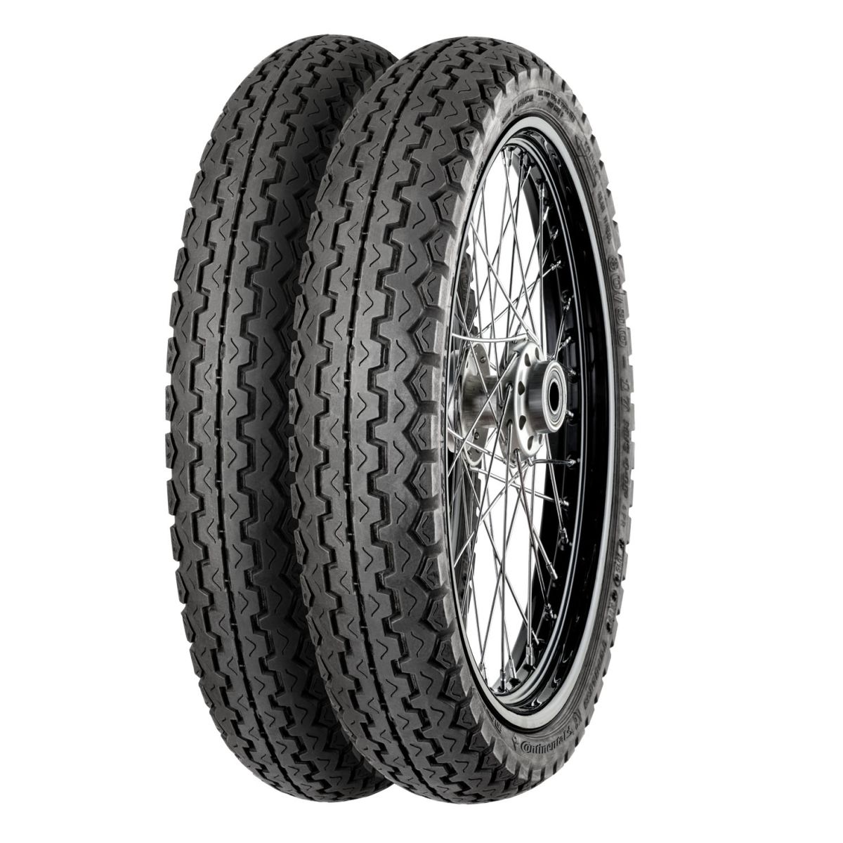 Image of ContiCity 80/90-17 TL 50P Productiedatum 2021, motorband voor/achter