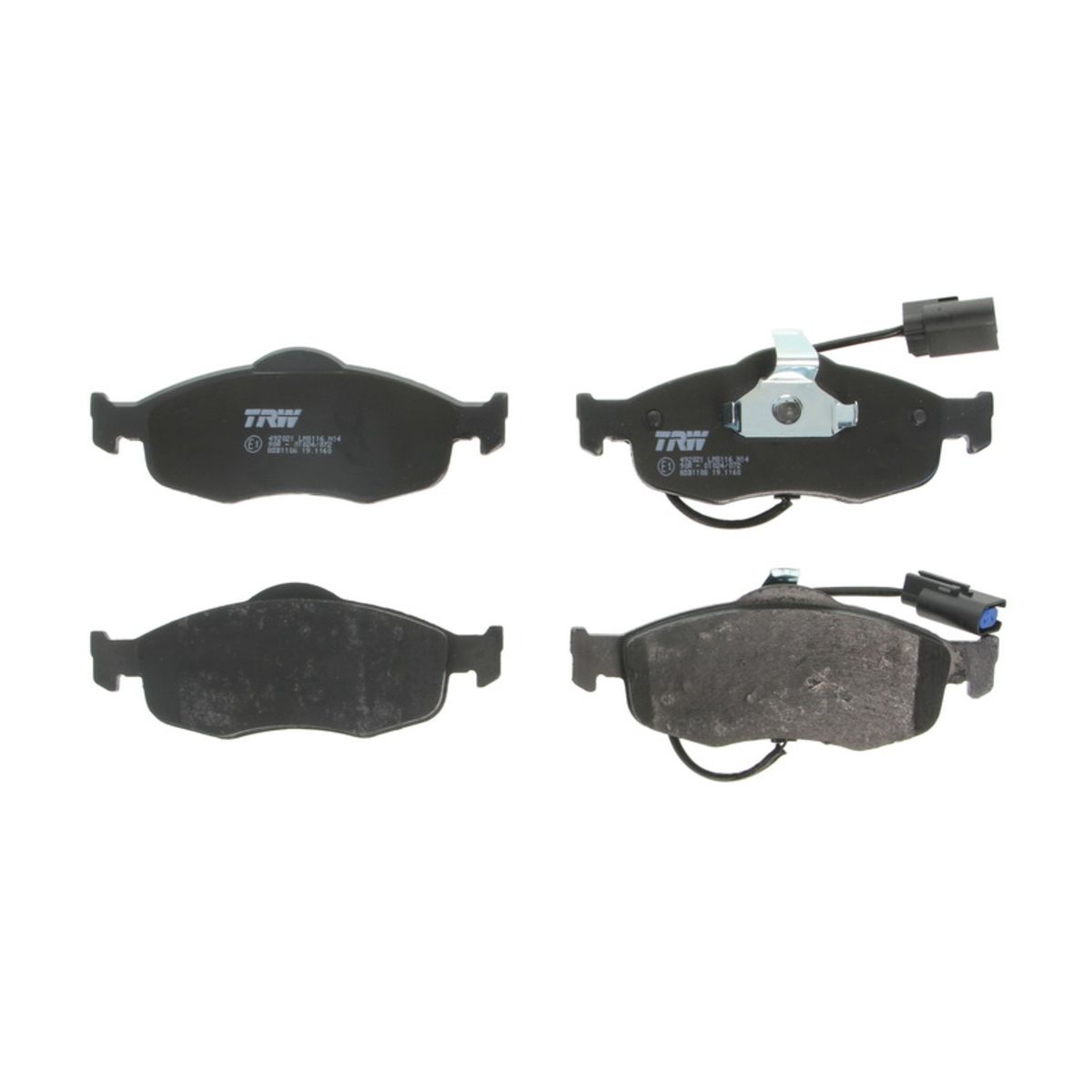 Trw Set Di Pastiglie Freno Gdb1108, Anteriore