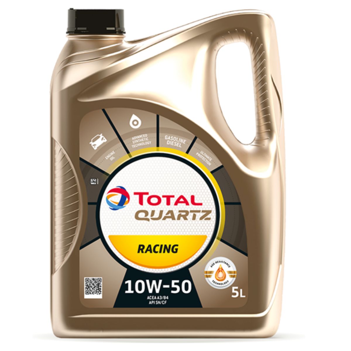 Huile moteur TOTAL ENERGIES Quartz RACING 10W50 5L