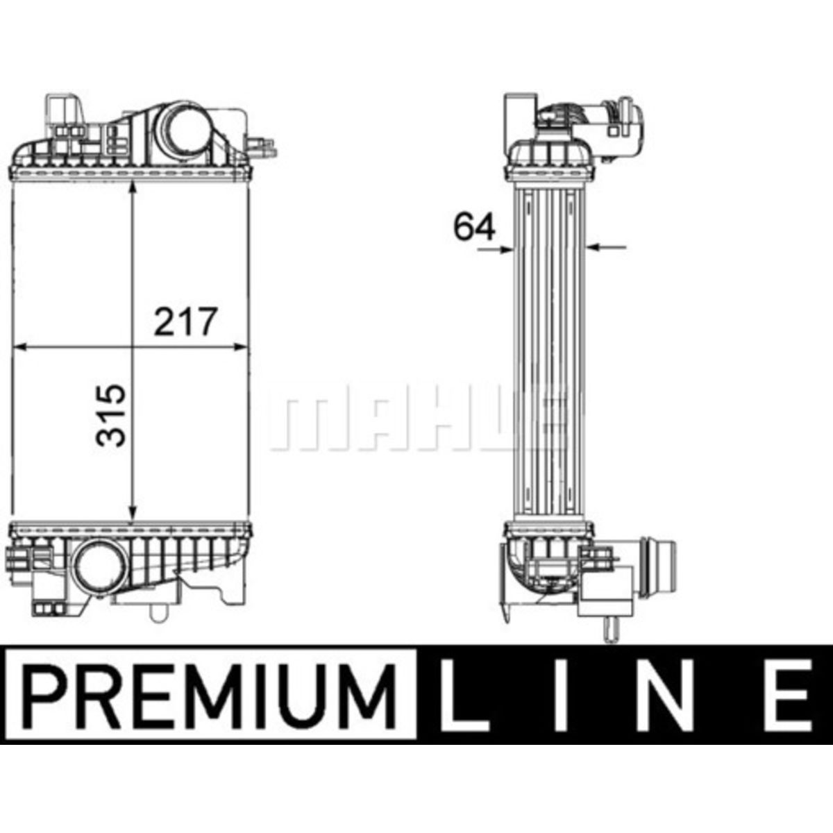 Image of Intercooler, inlaatluchtRadiator