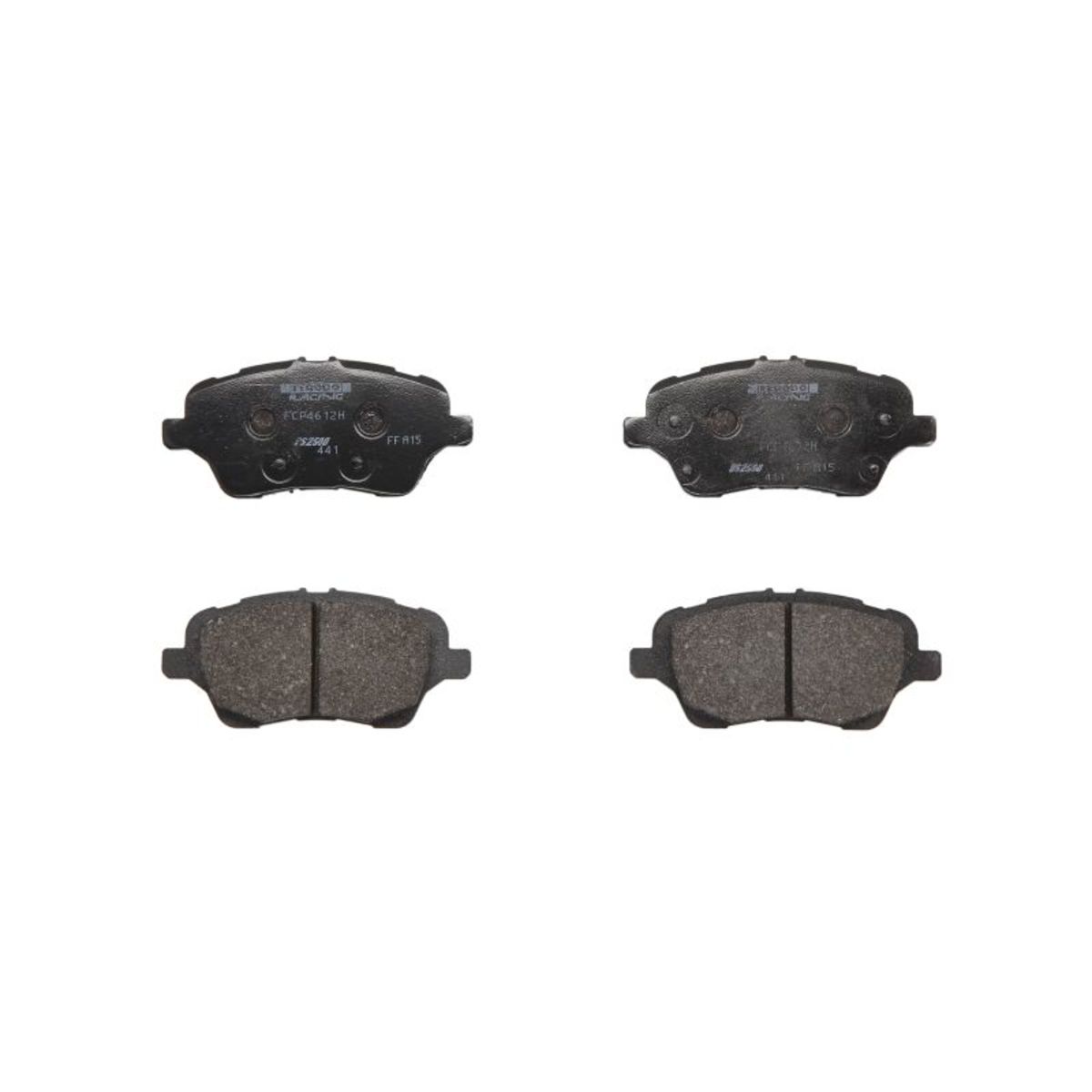 Plaquettes de frein sport non homologuées FERODO FCP4612H