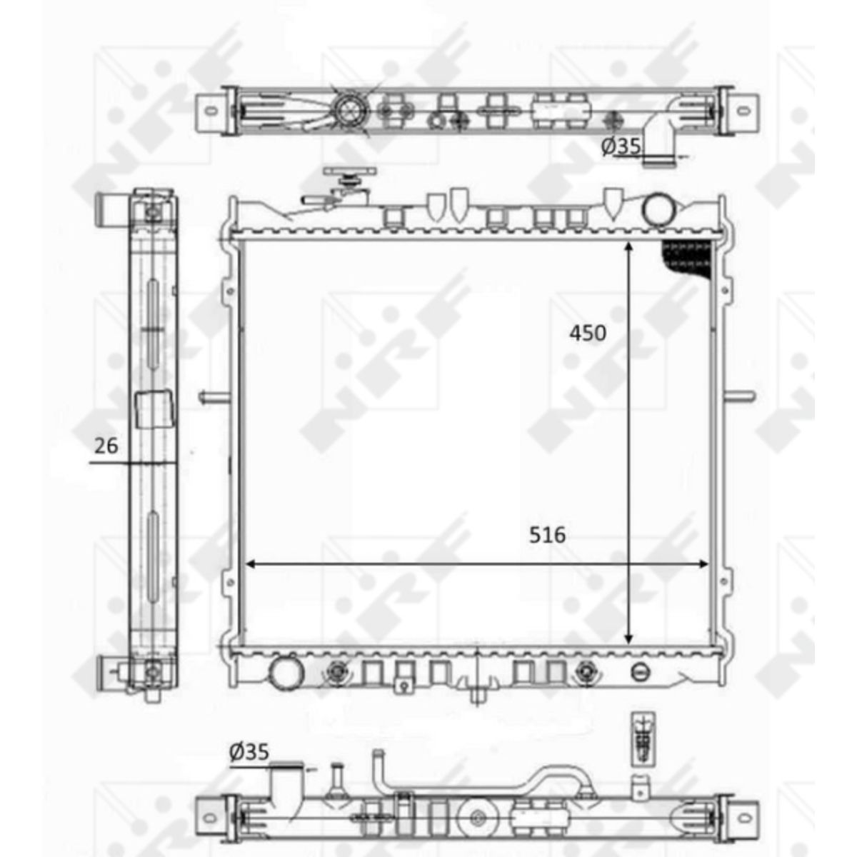 Image of Radiator, motorkoeling