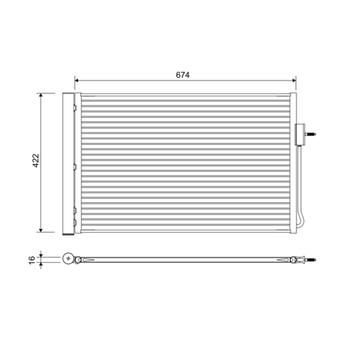 Condensator, airconditioning