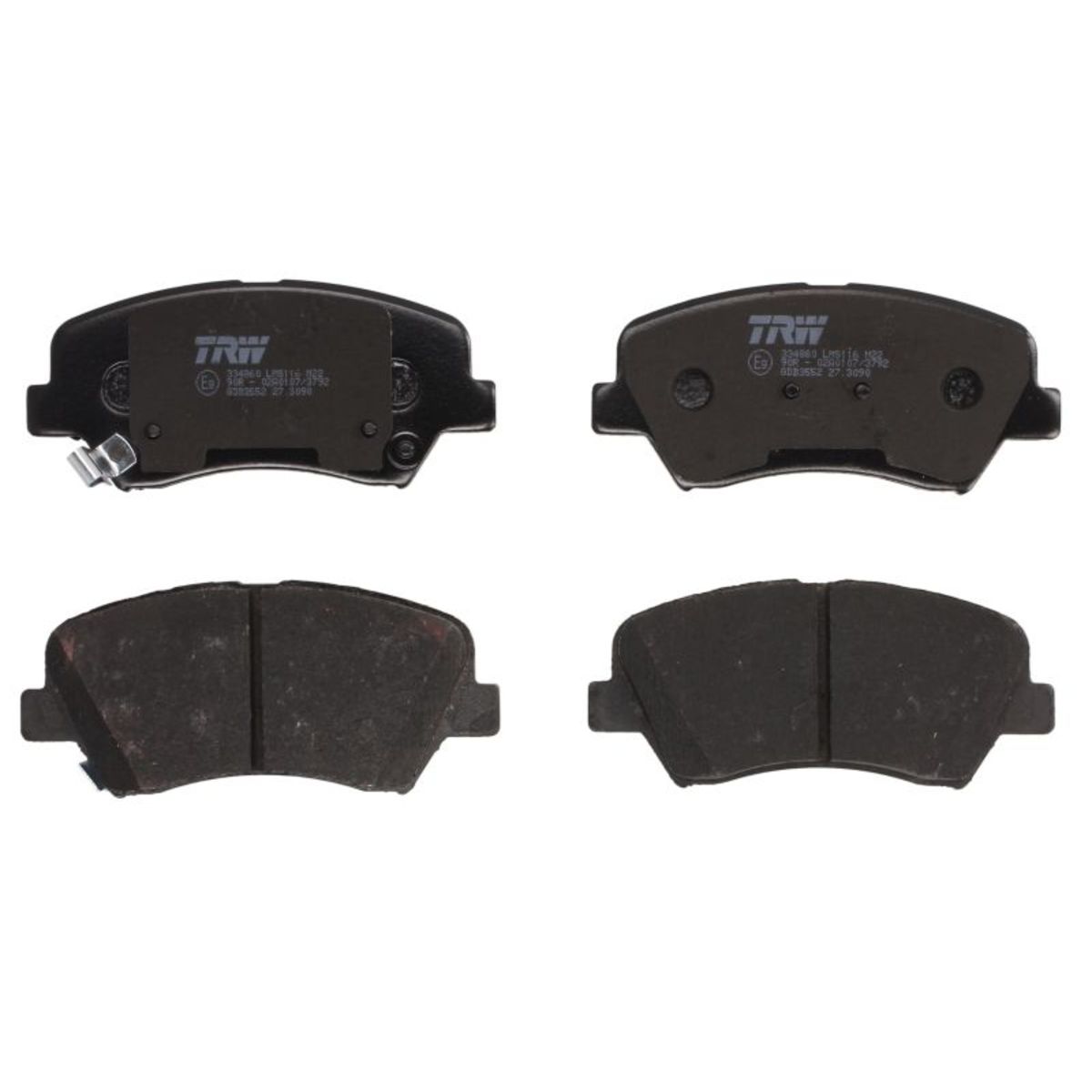 Trw Set Di Pastiglie Freno Gdb3552, Anteriore