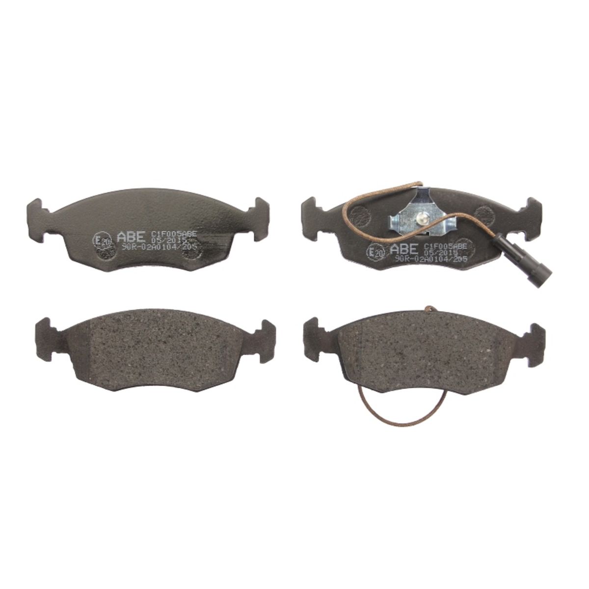 Bremsbelagsatz, Scheibenbremse ABE C1F005ABE