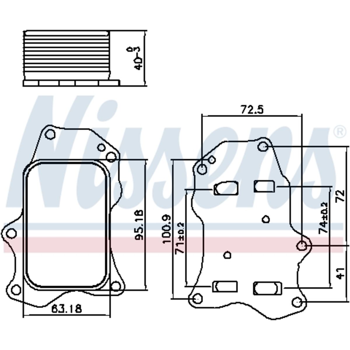 Image of Olie radiator, motorolie