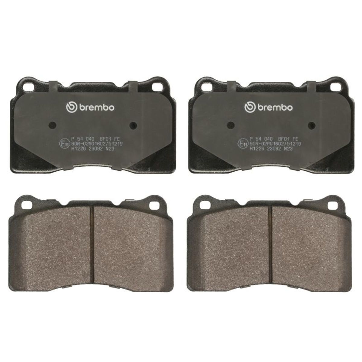 Brembo Jeu De Plaquettes De Frein P 54 040